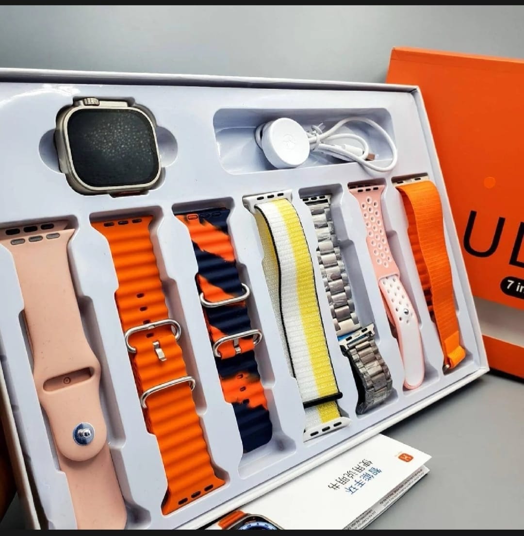 7-in-1 Ultra Big Display Smartwatch - Free Cash on Delivery