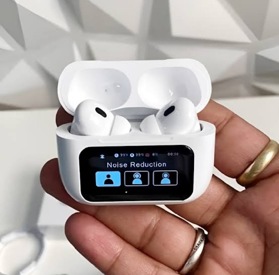 A9 Pro ANC/ENC Display Wireless Earbuds - With Free Cash on Delivery