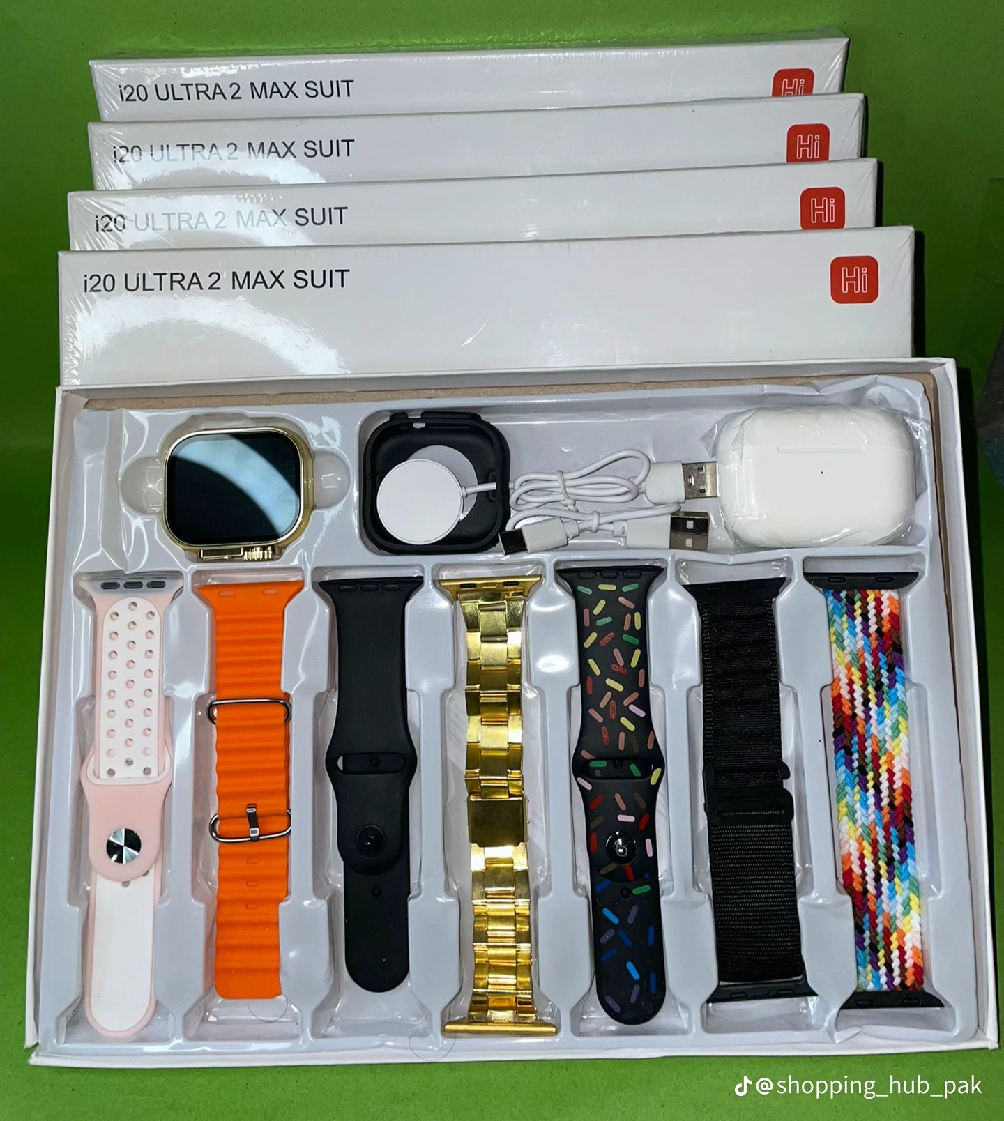 i20 Ultra2 Max 10-in-1 Smartwatch + Earbuds | Free Cash on Delivery