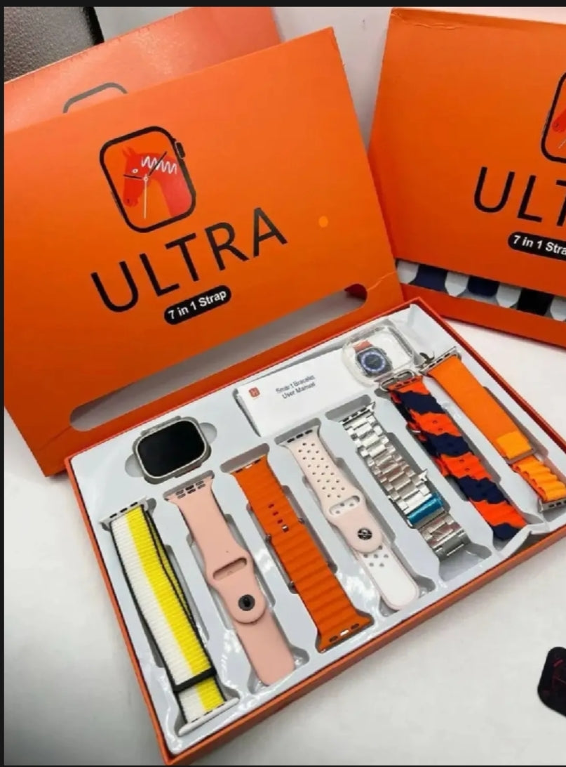 7-in-1 Ultra Big Display Smartwatch - Free Cash on Delivery