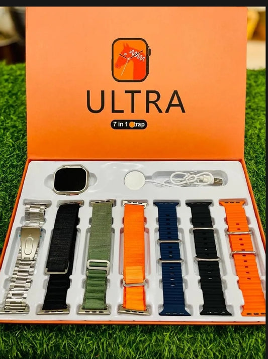 7-in-1 Ultra  Big Display Smartwatch - Free Cash on Delivery